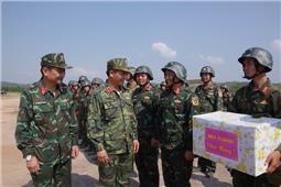 Sư đoàn 3 tổ chức diễn tập chỉ huy - cơ quan trên thực địa với Trung đoàn 2 thực binh, Tiểu đoàn 3 bắn đạn thật
